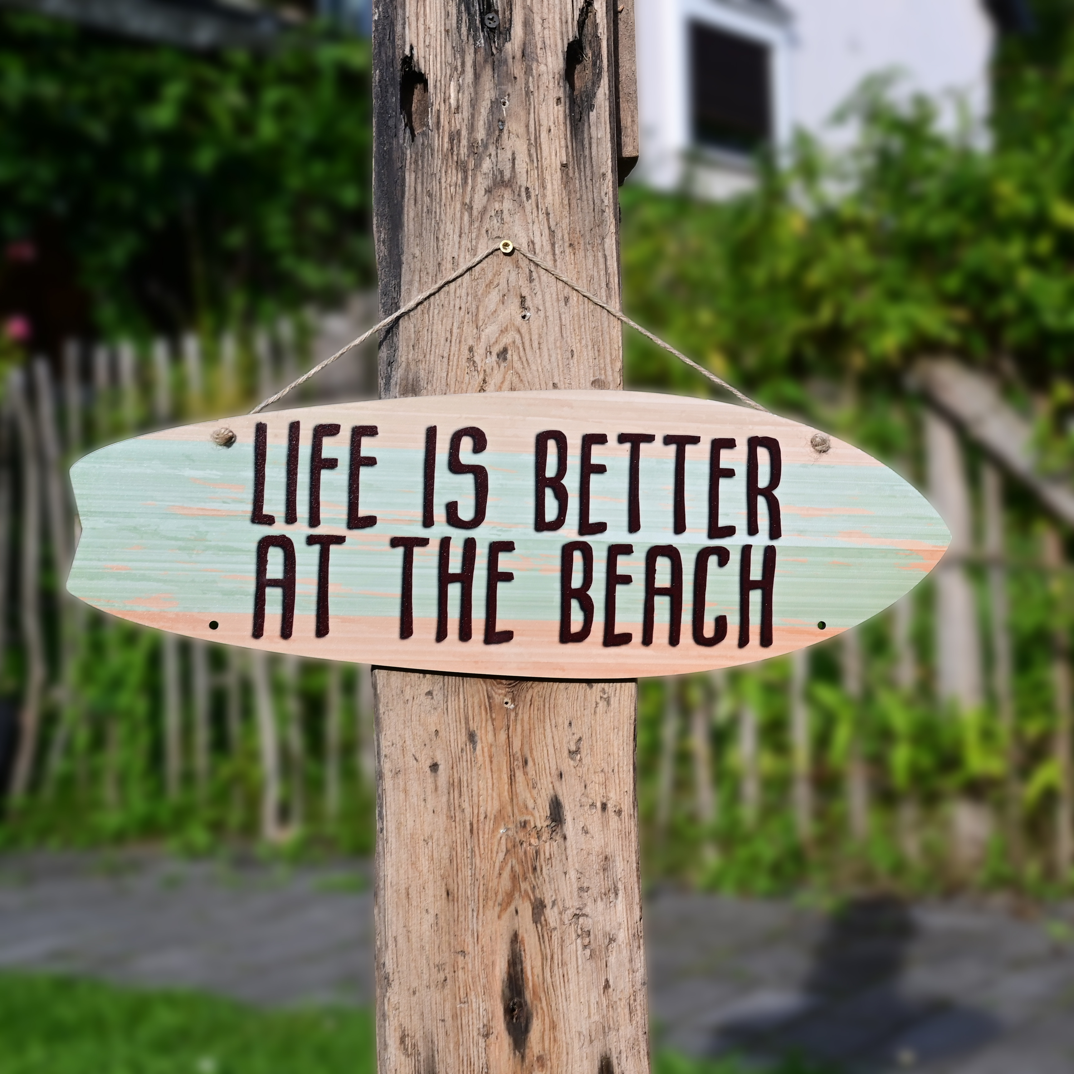 Surfbrett aus Alu Dibond personalisierbar