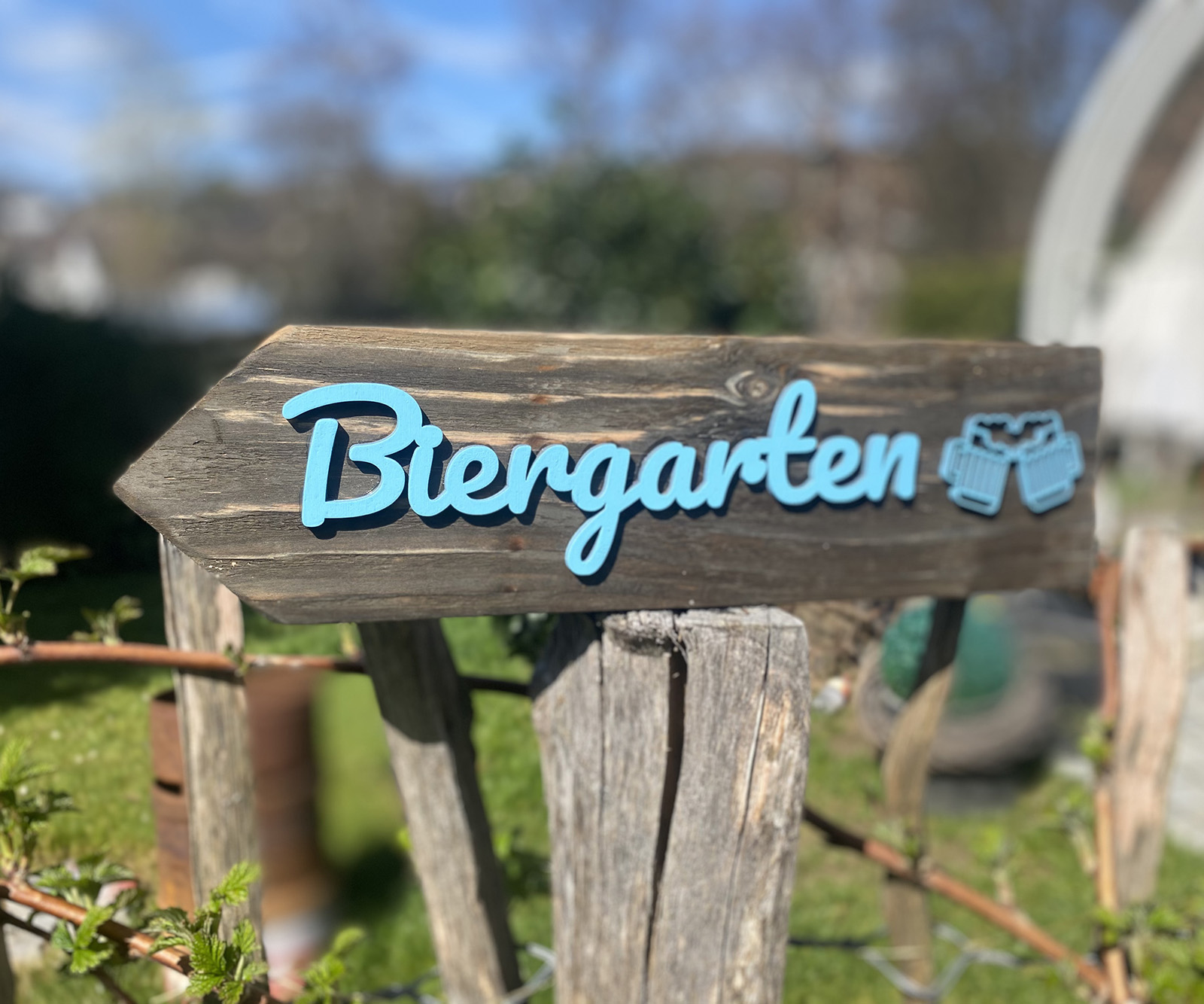 Wegweiser mit 3D Effekt, personalisierbar