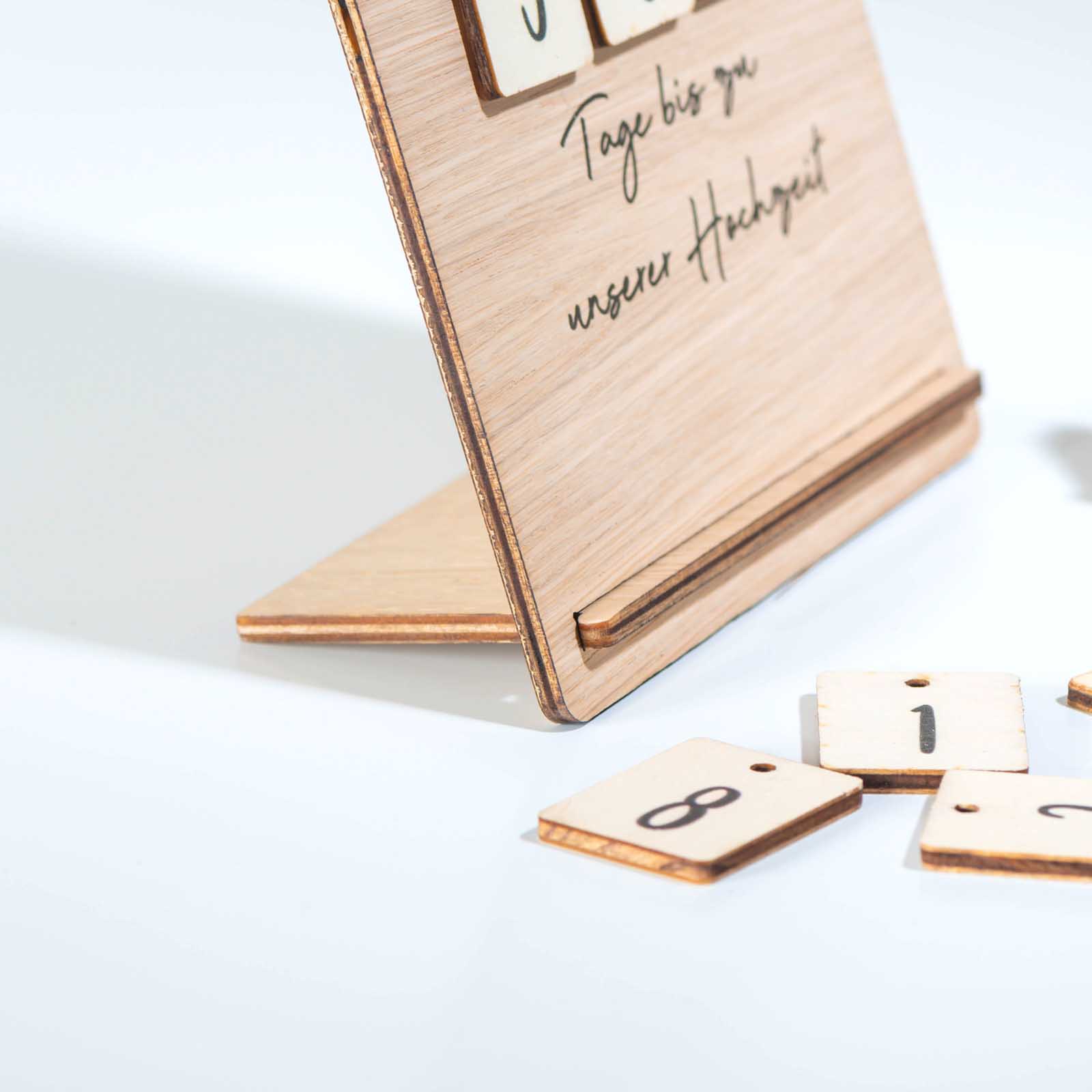 Hochzeitscountdown - Verlobungsgeschenk
