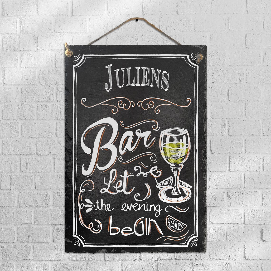 Artylicious Personalisierbares Gin-Bar-Schild – Neonlicht-Effekt